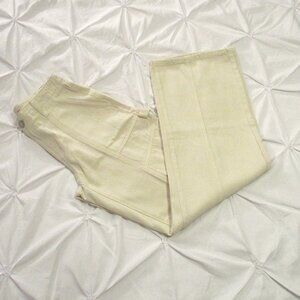 CARPENTER PANTS - CREAM LOW RISE - 5/27 - NWT